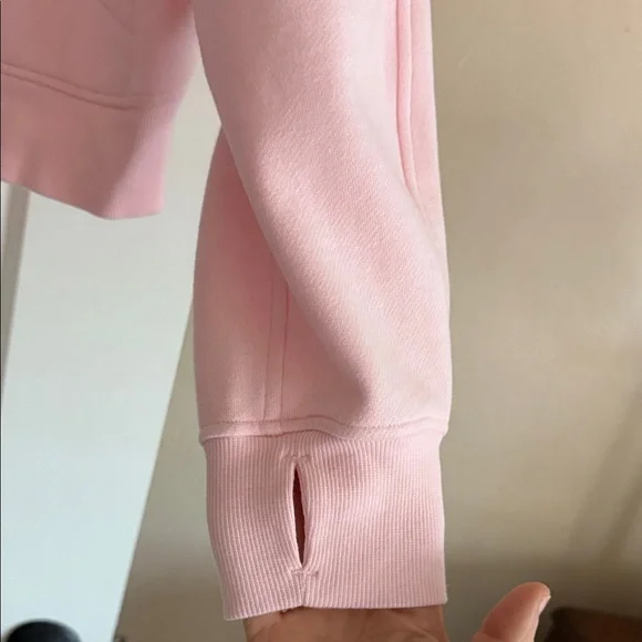 Lululemon Athletica Light Pink Half-Zip Hoodie - Picture 2 of 7